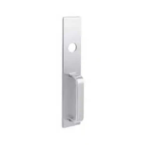 Narow Plate Exit Device Trim, Pull Trim, Nightlatch Function, Key Retracts Latchbolt, Schlage C